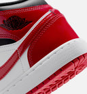 Air Jordan 1 Mid Grade School Lifestyle Shoe - Black/Varsity Red/White