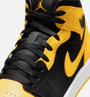 Air Jordan 1 Mid SE Mens Lifestyle Shoe -  Black/White/Varsity Maize