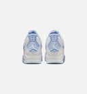 Air Jordan 4 Retro Aluminum Womens Lifestyle Shoe - White/Aluminum/Blue Tint/Oil Green