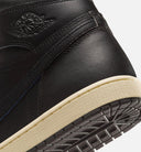 Air Jordan 1 Retro High OG Black and Muslin Mens Lifestyle Shoe - Black/Black/Muslin