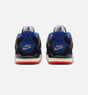 Air Jordan 4 Retro Rare Air Infant Toddler Lifestyle Shoe - Black/Fire Red/Deep Royal Blue