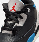 Air Jordan 3 Retro OG Rare Air Infant Toddler Lifestyle Shoe - Black/Chile Red/Neutral Grey Free Shipping